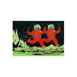 Tintin - Magnet - Dupontarna på månen