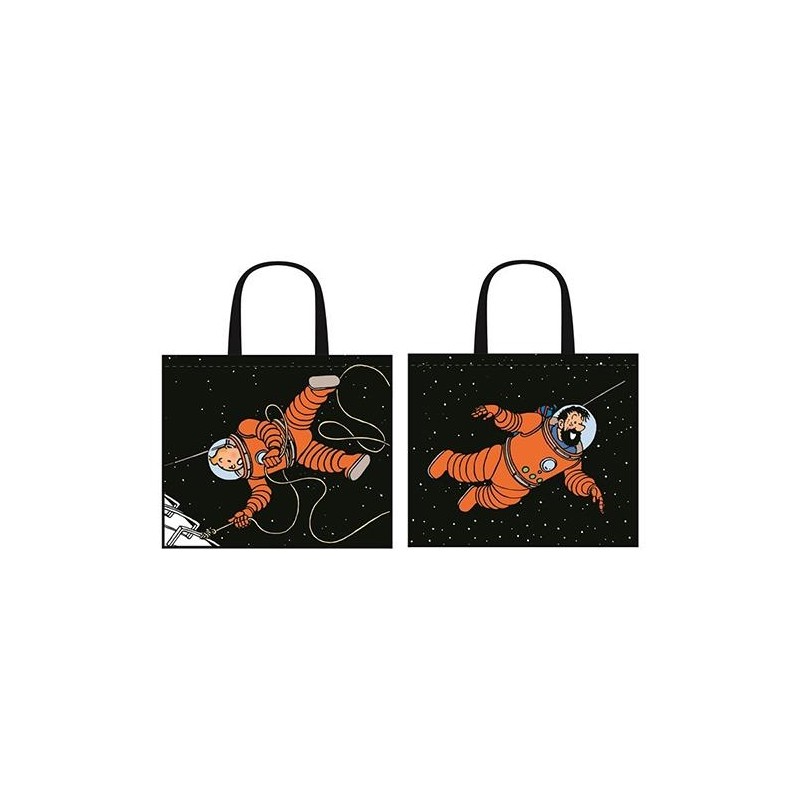 Tintin - Påse i plast - Tintin och Haddock i Rymden