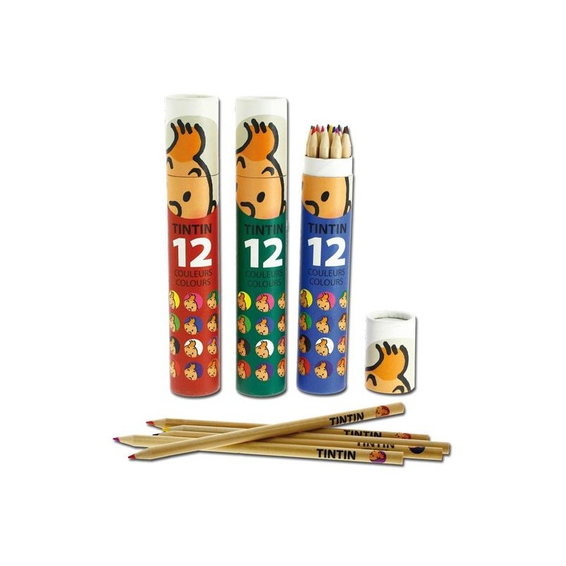 Tintin - Pennor 12 st - Grön box