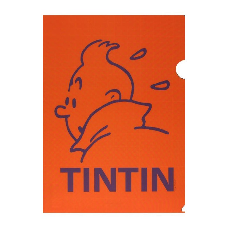 Tintin - Plastficka A4 - Orange