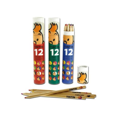 Tintin - Pennor 12 st - Röd box