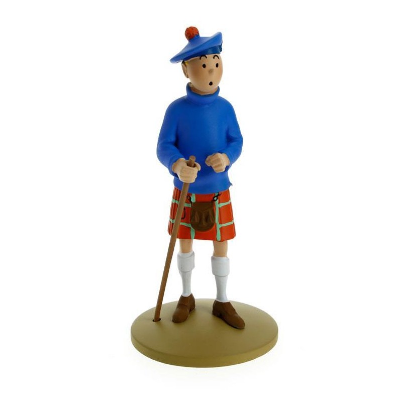 Tintin - Statyett - Tintin i kilt