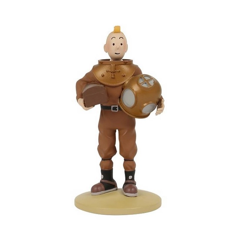 Tintin - Statyett - Tintin i dykardräkt