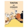 Poster - Tintin au Congo - Tintin i Kongo Originalfärger
