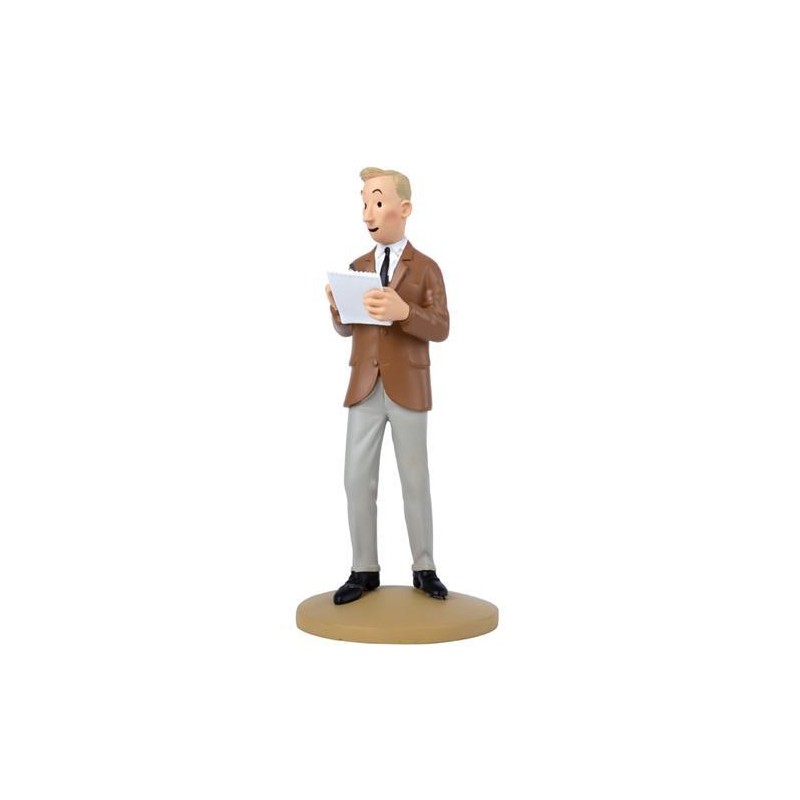 Tintin - Statyett - Hergé reporter