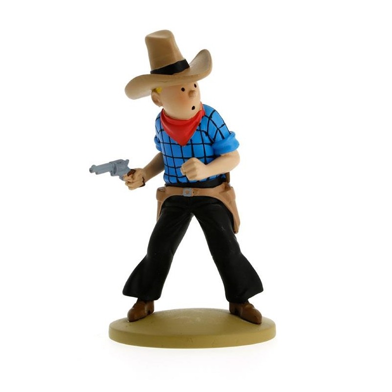 Tintin - Statyett - Cowboy