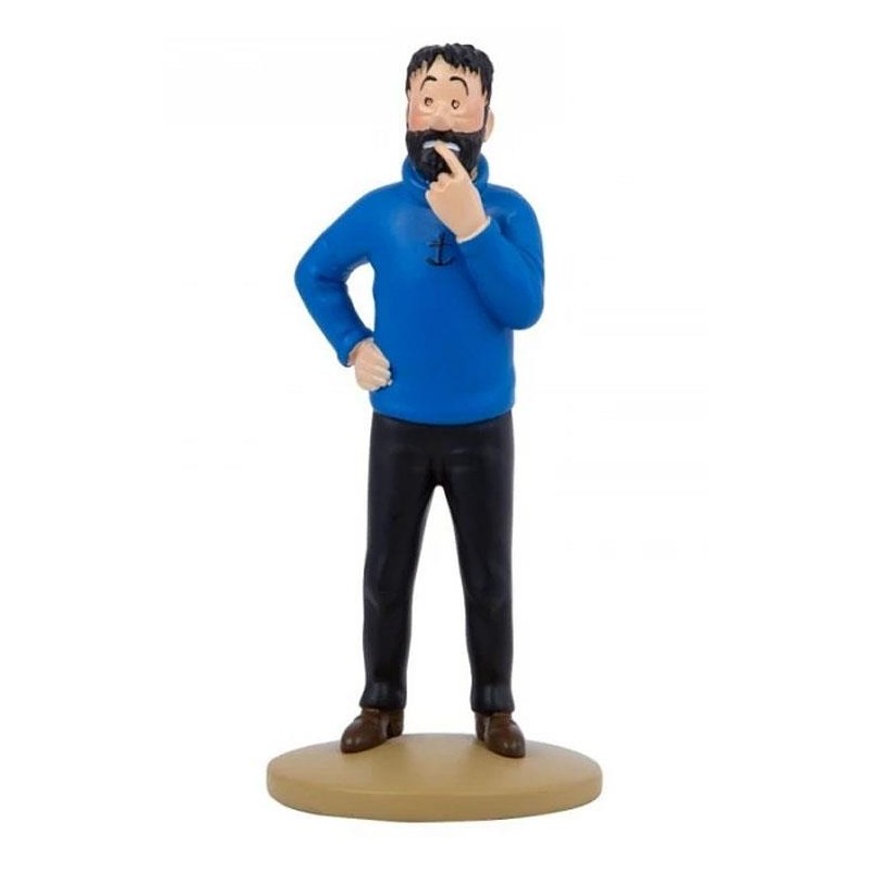 Tintin - Statyett - Haddock funderar