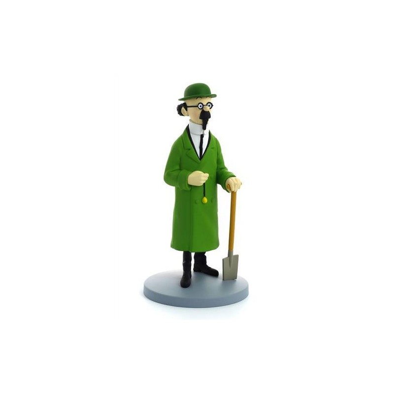 Tintin - Statyett - Professor Kalkyl med spade