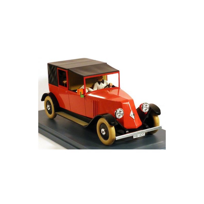 Tintin - 1:24 Modellbil 25 - Röd Taxi