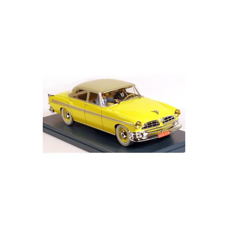 Tintin - 1:24 Modellbil 39 - Gul Chrysler
