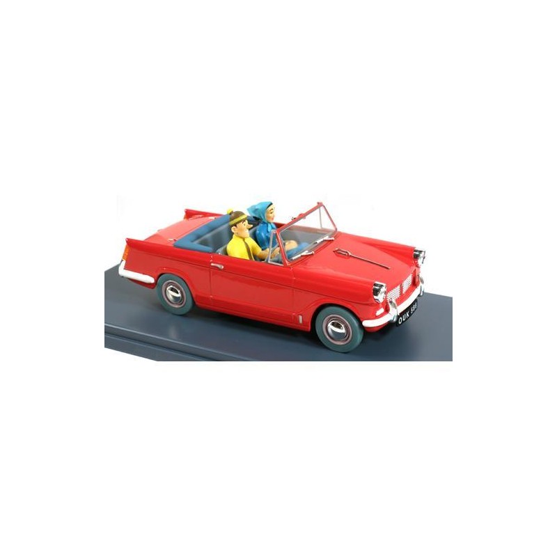 Tintin - 1:24 Modellbil 52 - Turist Röd bil