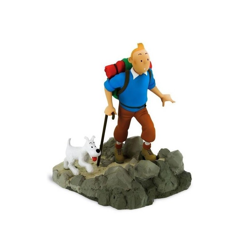 Tintin - Resin - Tintin och Milou bergsvandring