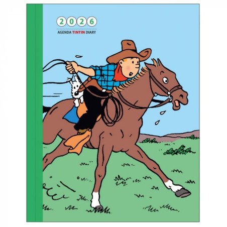 Tintin - Kalender bok 16 x 21 cm 2026