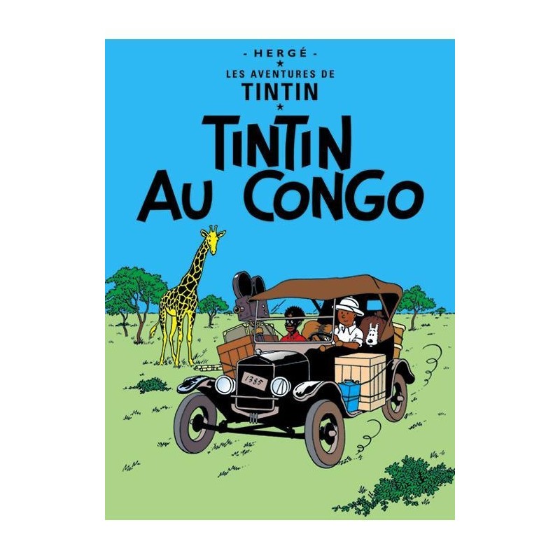 Poster - Tintin au Congo - Tintin i Kongo