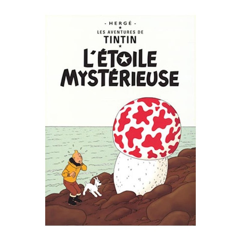 Poster - Tintin L'etoile mysterieuse - Den mystiska stjärnan
