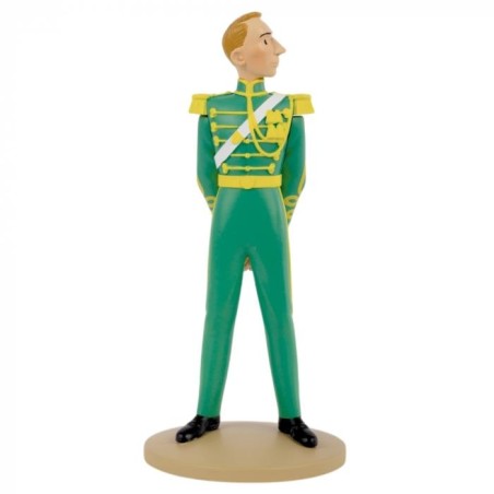Tintin - Statyett - Hergé som officer