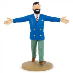 Tintin - Statyett - Haddock med blå kavaj