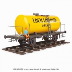 Tintin - Loch Lomond tågvagn med Tintin & Milou – 77 cm