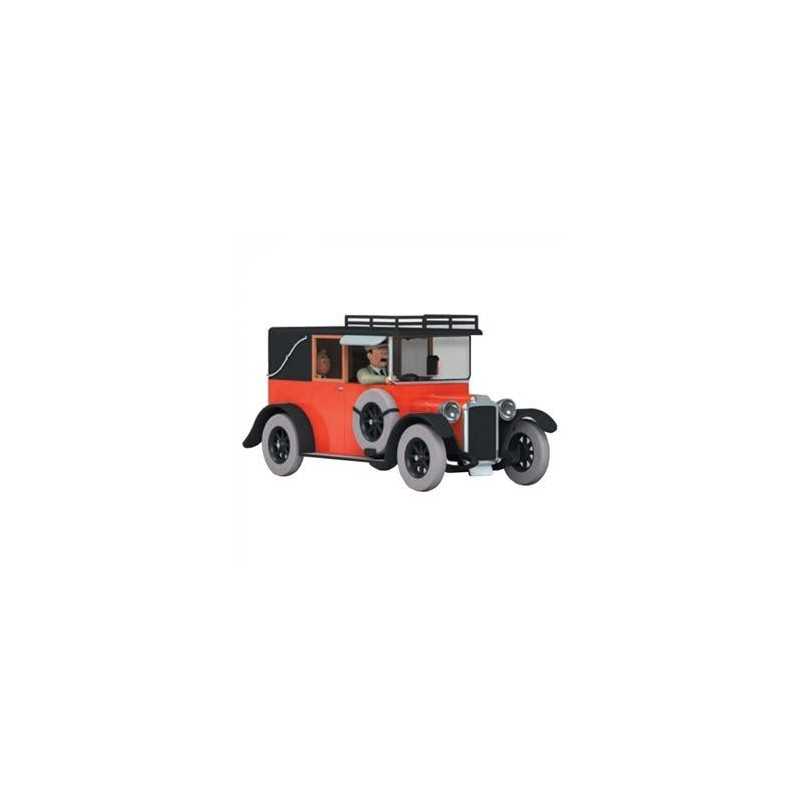 Tintin - 1:24 Modellbil 62 -Röd/svart Taxa
