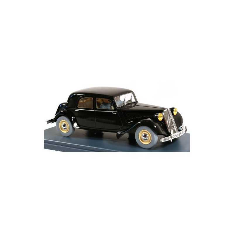 Tintin - 1:24 Modellbil 48 - Svart Citröen 15 CV
